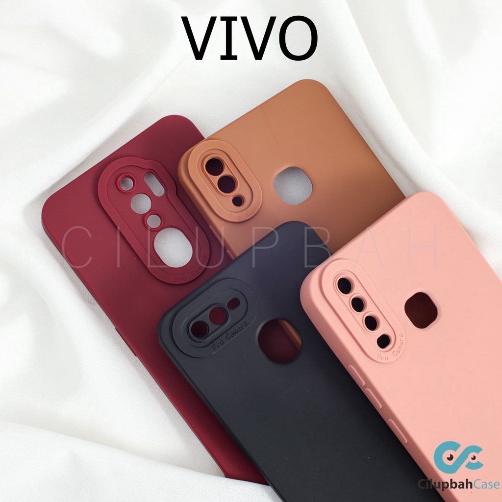 ProCamera Vivo Y91 Y12 Y12S Y20 Y91C Y30 Y50 Y21 Y21S - Silicone Matte Edge Case