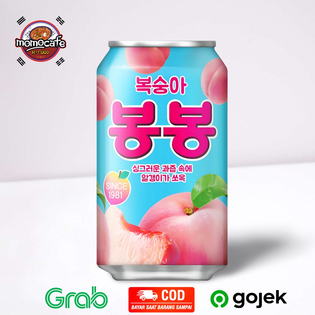 

Haitai Bon Bon Peach Juice 238ml - Minuman Dengan Buah Persik Made In Korea