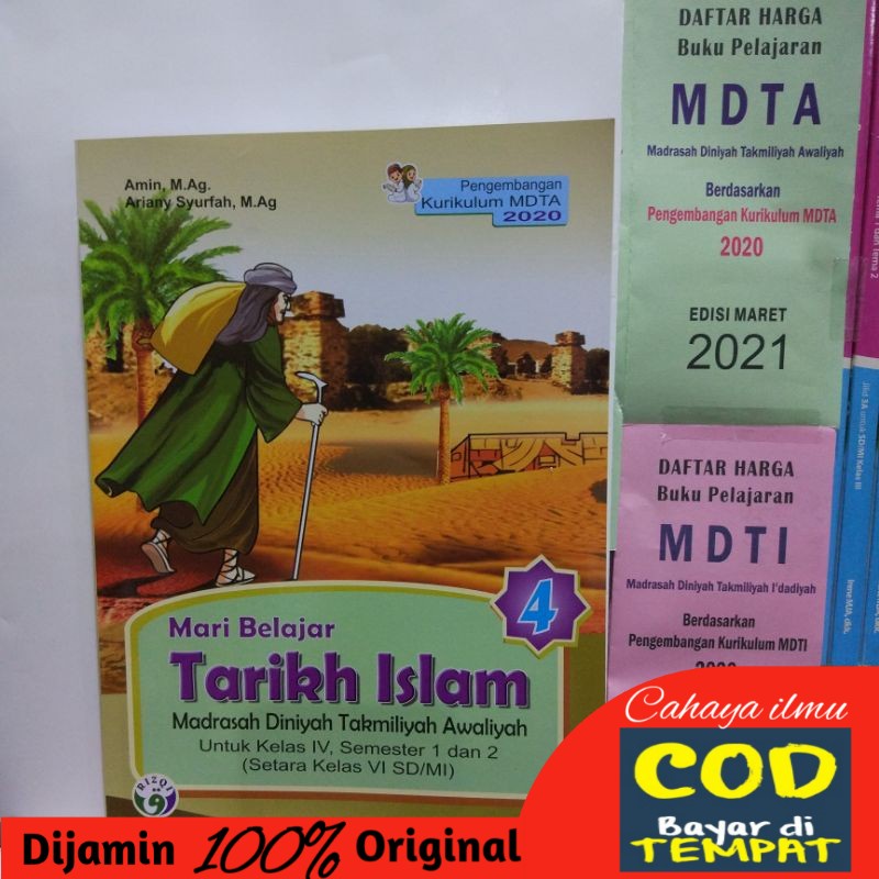 

mari belajar Tarikh Islam kelas 4 Diniyah takmiliyah Awaliyah kurikulum 2020