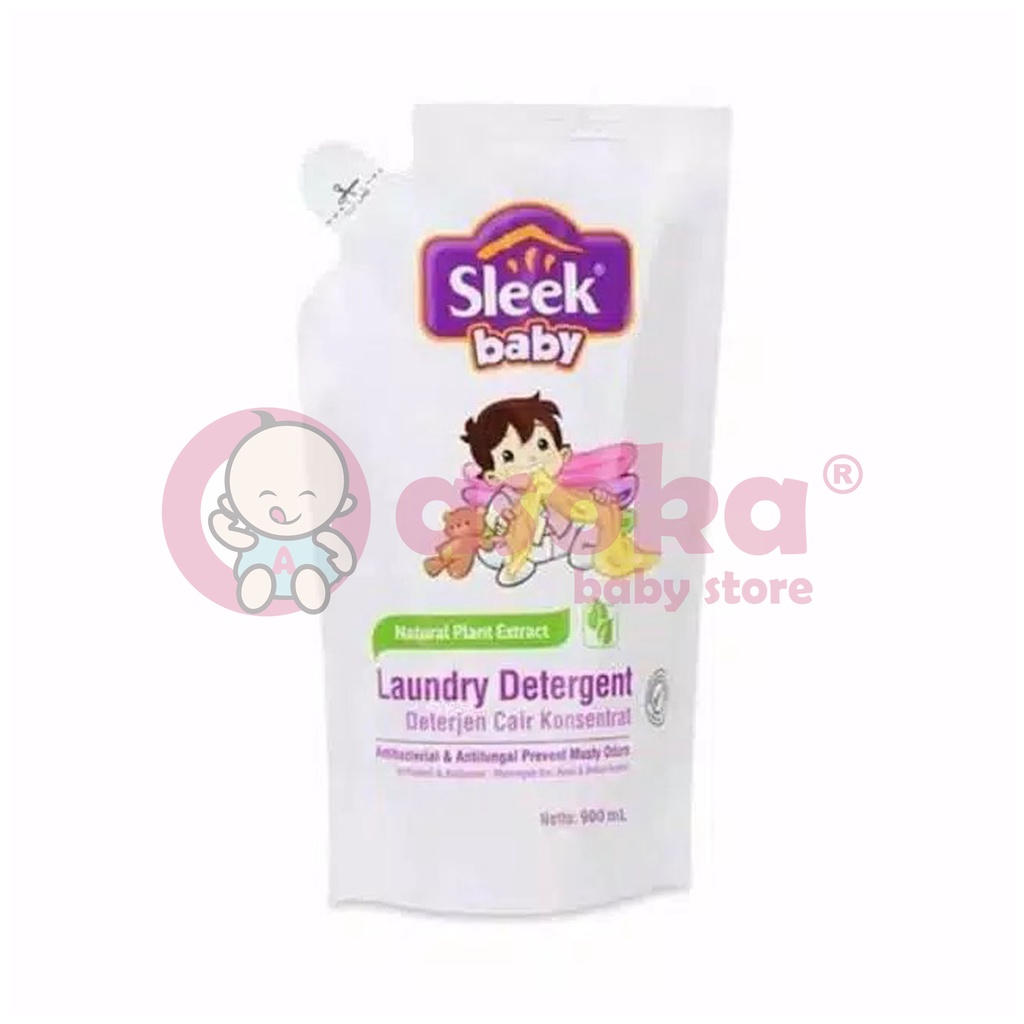 Sleek Baby Laundry Detergent 450ml &amp; 900ml Refill ASOKA