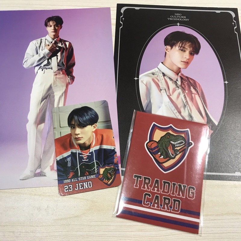[TAKE ALL] PC Jeno Trading Card 90’s Love Non Holo + Envelope + Yearbook Collect Book Portrait Postcard Set NCT Dream 2020 Resonance TC Kolbuk Concept Official MD