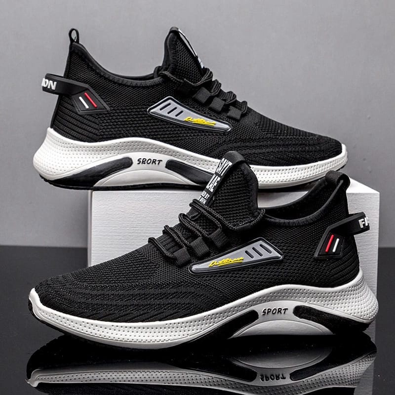 ☀ Sunly ☀ S010 Sepatu Premium Sneakers Pria Korea Import Fashion Sport Olah Raga Jogging Gym