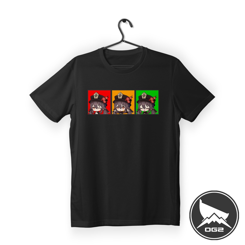 kaos game hutao cibi genshin impact G127 baju pria wanita OG2 3A G