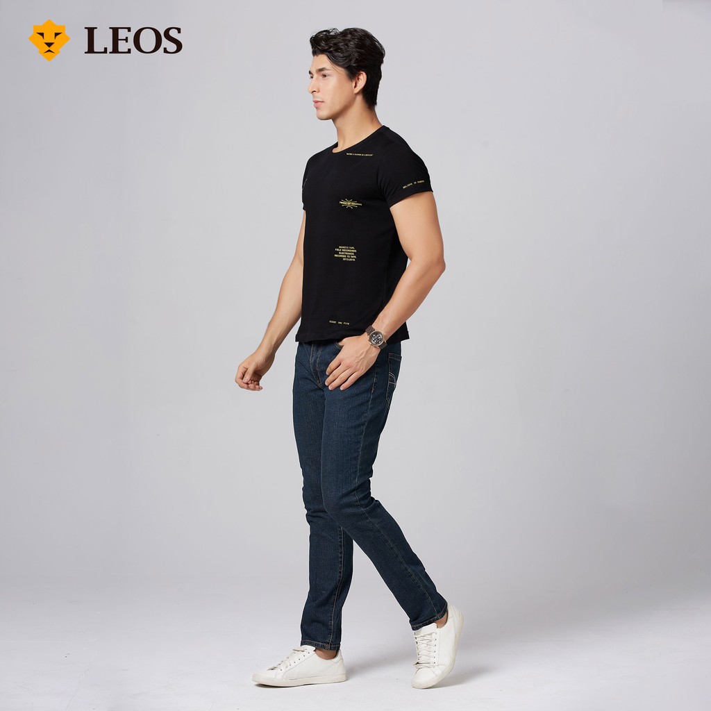 

LEOS Celana Jeans Regular Fit Pria [Bisa COD] - Dark Blue