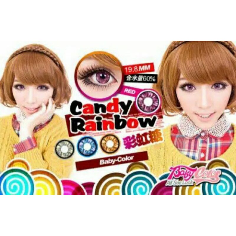 SOFTLENS CANDY RAINBOW 19.8MM