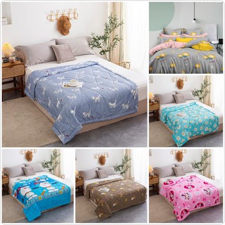 Selimut katun / Selimut bed cover uk king size 180x200 cm bahan halus