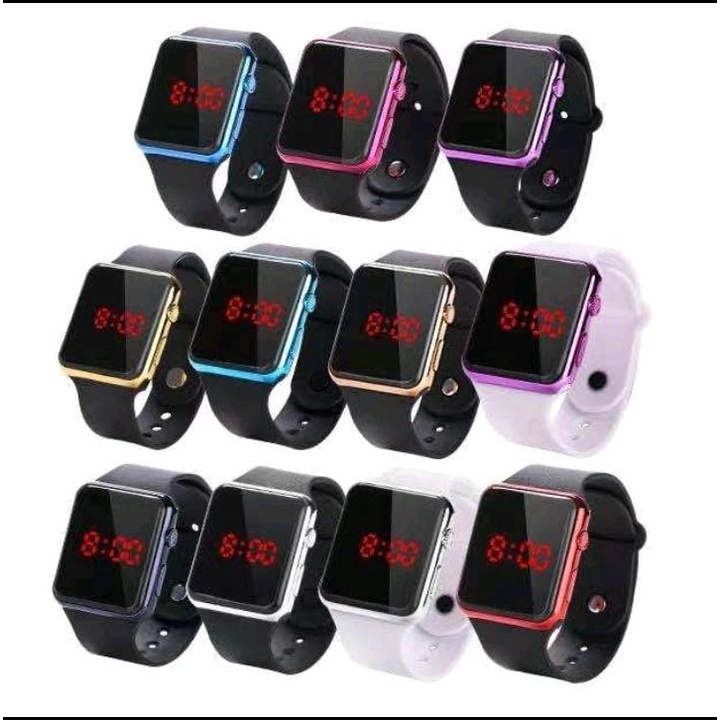 LED Watch Jam tangan Digitan Pria dan Wanita (002R)