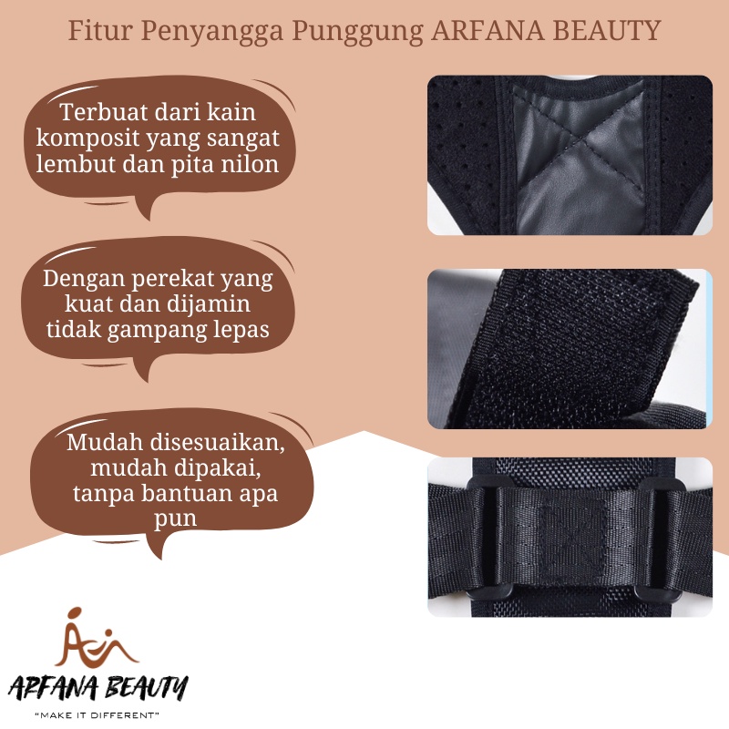 Alat Penyangga Punggung Anti Bungkuk Alat kesehatan Korset Untuk Sakit Punggung Terapi Tulang Skeliosis Back Support Posture Corrector Adjustable Import Original Premium Termurah