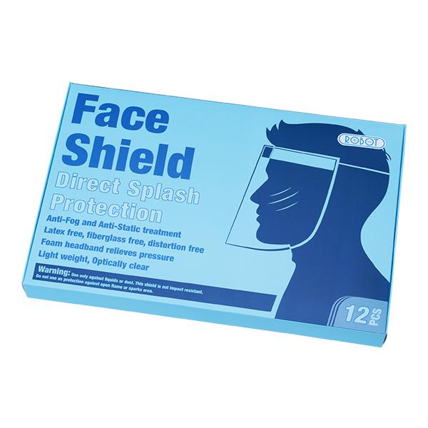 SALE~Face Shield ROBOT MZ001 Pelindung Wajah APD Anti Fog Harga tertera adalah Harga 1Box isi 12 Pcs