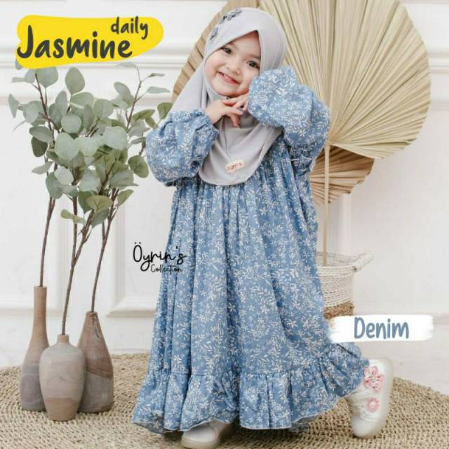 GAMIS ANAK MODEL JASMIN DAILY SET JILBAB