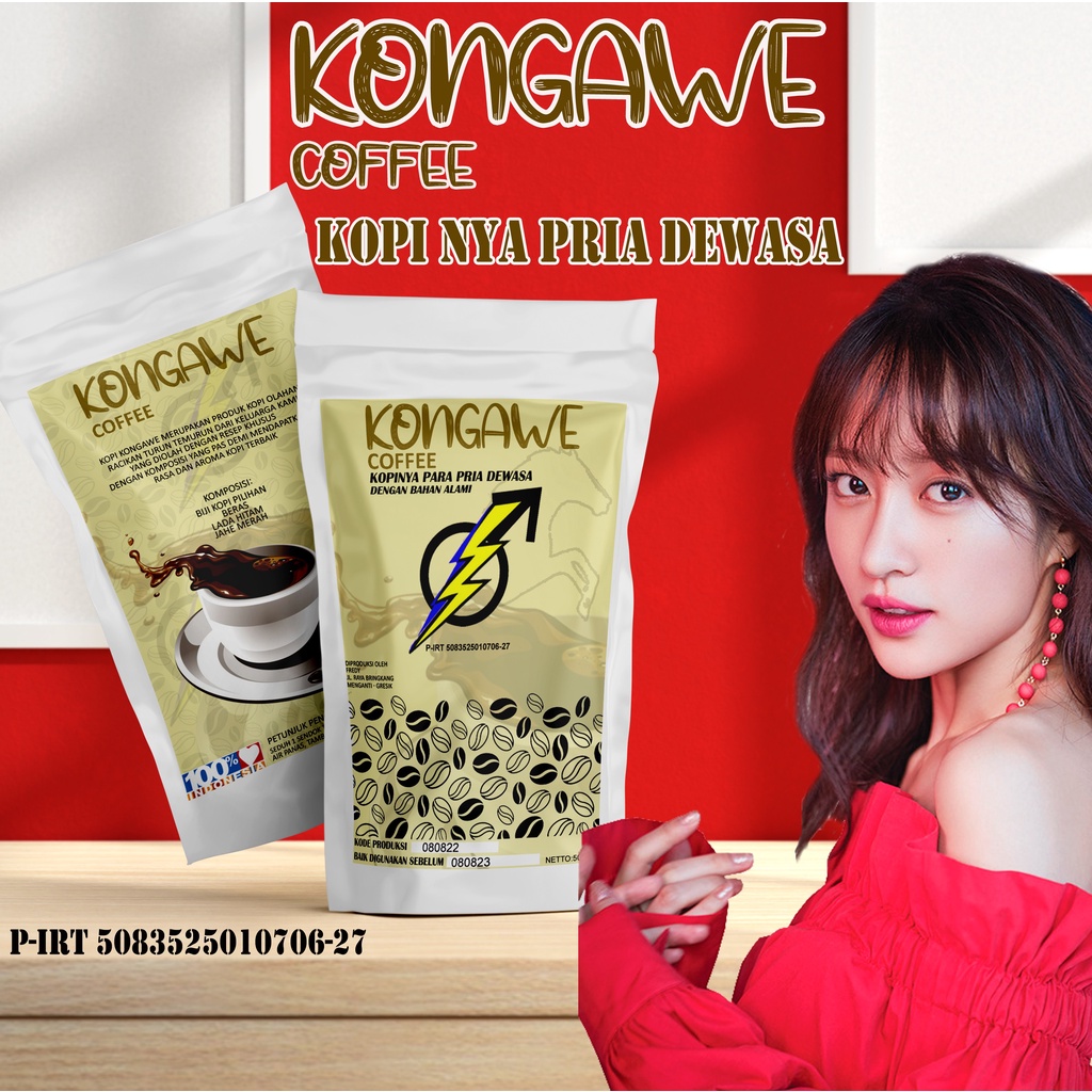 

KONGAWE kopi rempah kuat pria dewasa super stamina 100% herbal