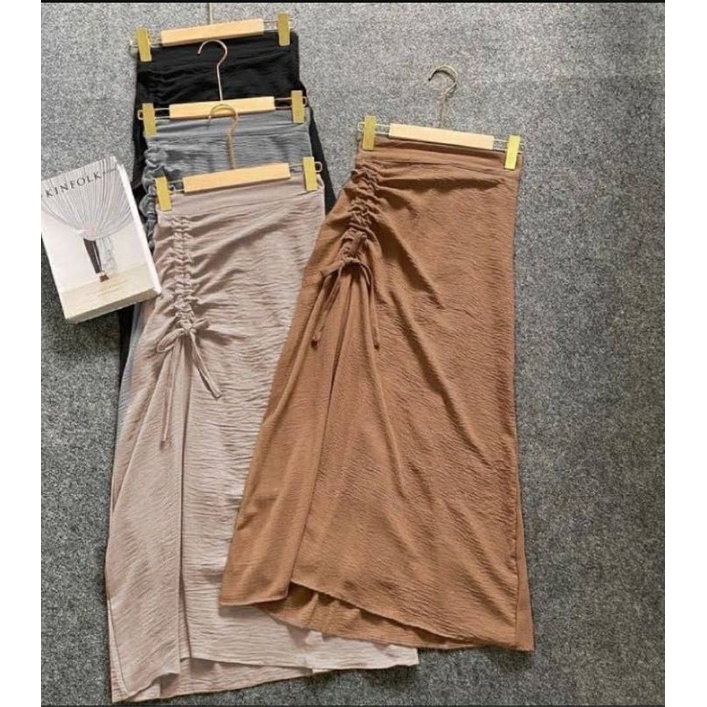 ROK SERUT/ROK CRINGKLE/ROK TALI/ROK A LINE/ROK CASUAL/OOTD/ROK SANTAI