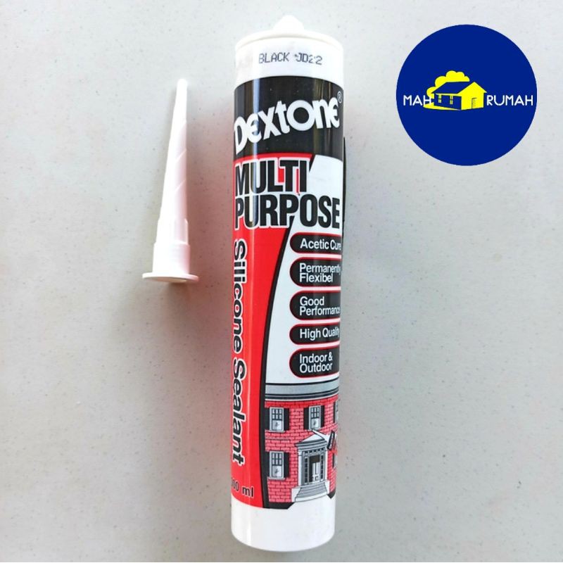 Lem BOTOL SILICONE SEALANT Silikon Serbaguna 300ml - DEXTONE