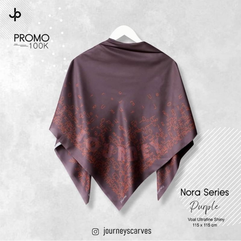 NORA SERIES PURPLE BY JOURNEY SCARVES
