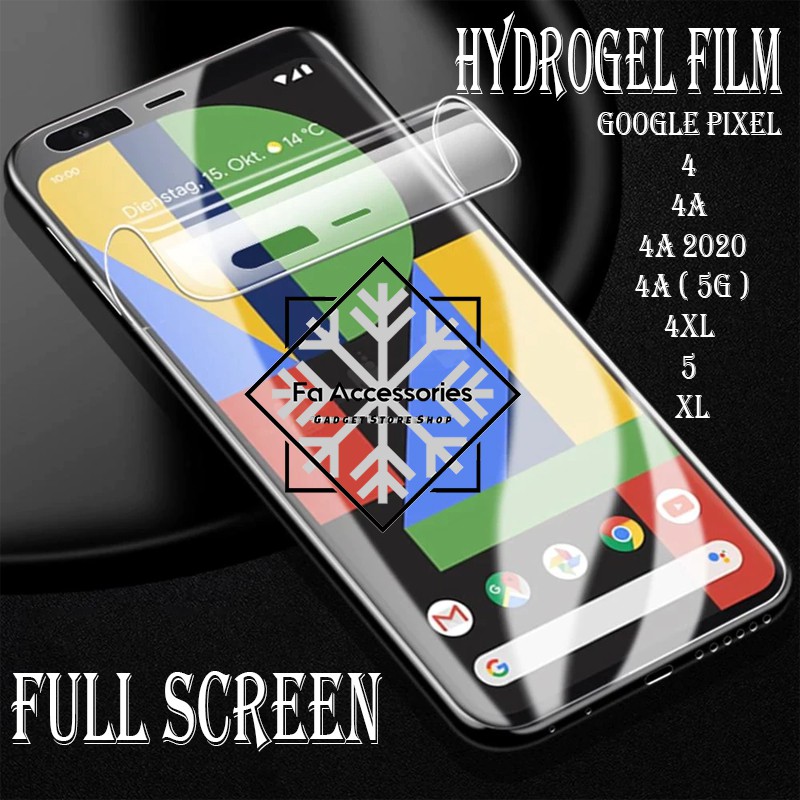 FA ANTI GORES JELLY HYDROGEL GOOGLE PIXEL 4 4A 4XL 5 6 6A 6ORO 7 7A 7PRO A PRO XL 2020 5G FULL SCREEN PROTECTOR SHOCK