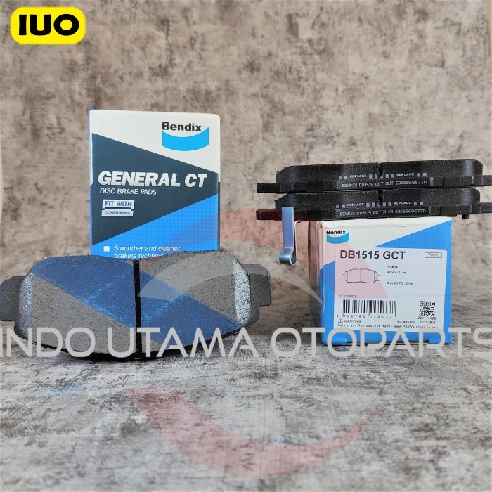 Kampas Rem Accord Civic Fd1 Fd2 Stream BENDIX Brake Pad DB 1515 GCT