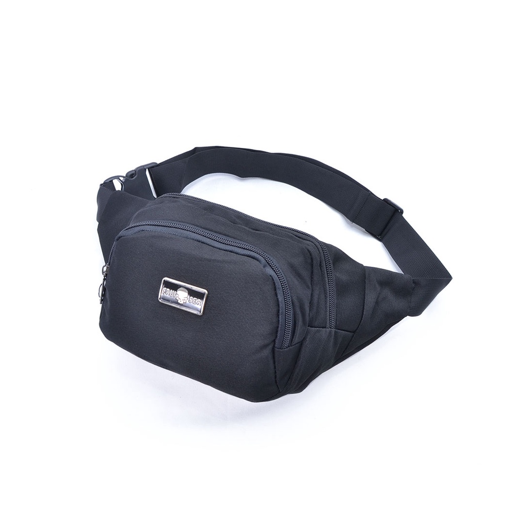 Tas Pria Terbaik / Terlaris / Tas Pinggang Pria/ Waistbag Unisex Polos 3113-1