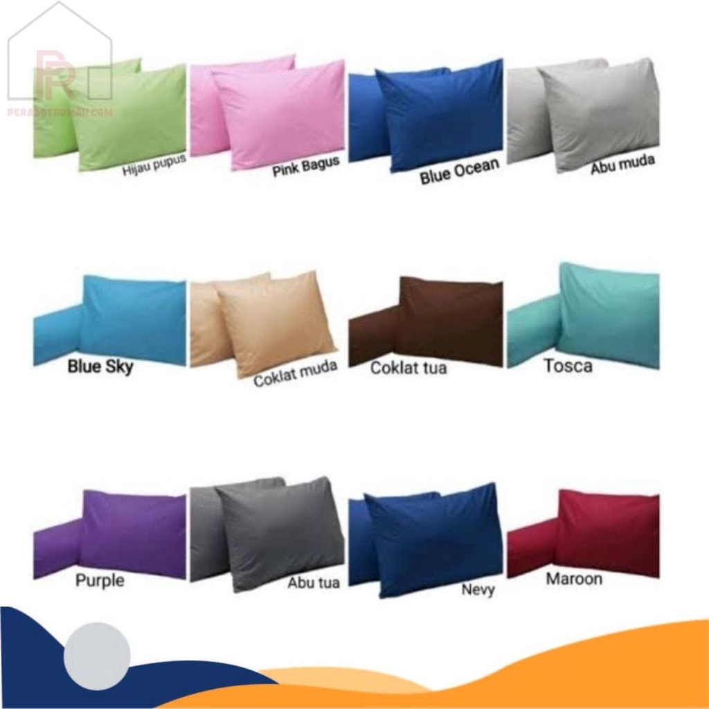 SARUNG BANTAL GULING / SARUNG BANTAL DAN GULING EMBOS POLOS /SARUNG BANTAL GULING MURAH