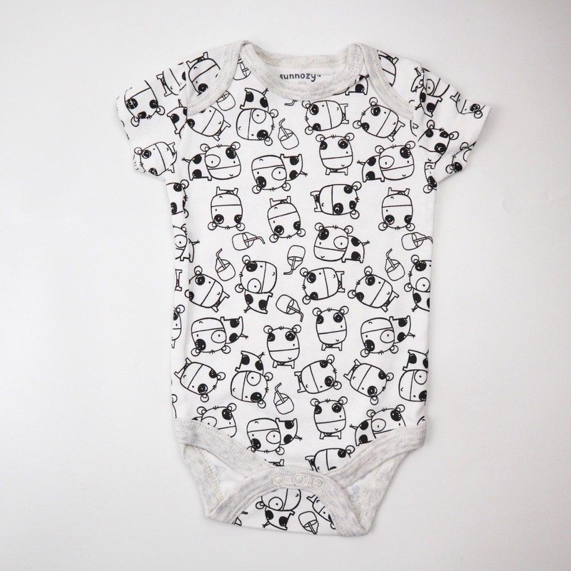 BABY K2 - BABY BODYSUIT ISI 5 PCS MOTIF E KODE 00033