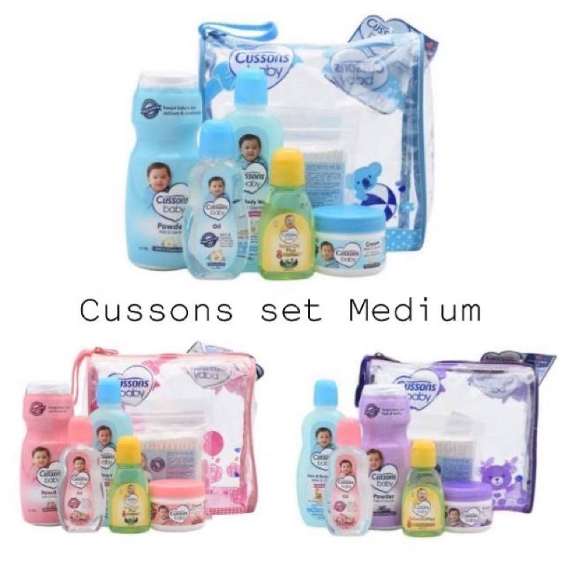 Cussons Paket Sabun Bayi Set Mini / Medium Perlengkapan Bayi Murah Ukuran Kecil