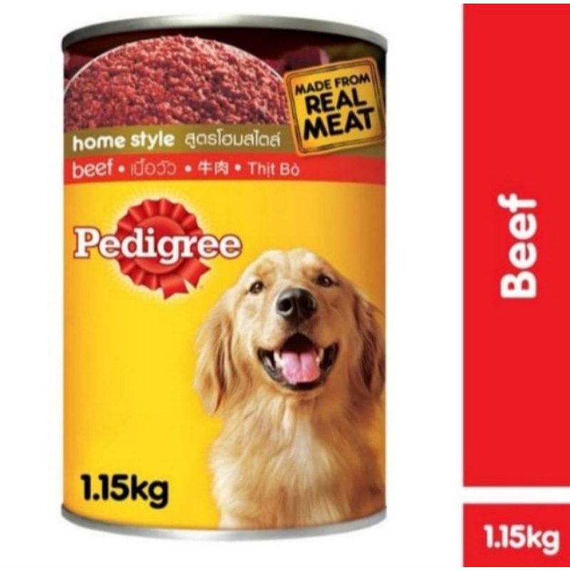 Pedigree kaleng 1,15kg Beef