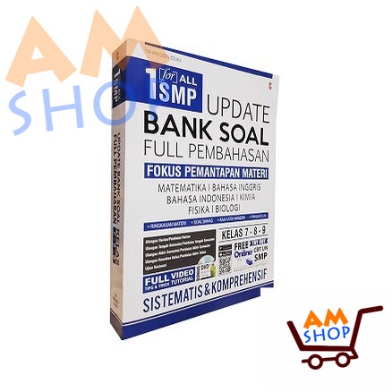 

BUKU PELAJARAN SMP: BUKU SMP 1 FOR ALL UPDATE BANK SOAL FULL PEMBAHASAN SMP KELAS 7,8,9