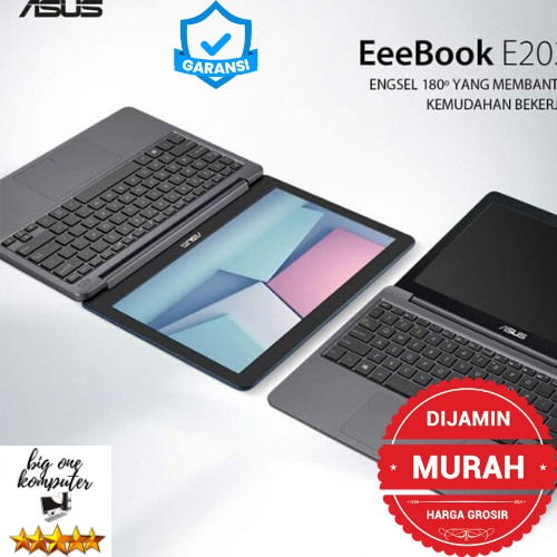 TERBARU ASUS VIVOBOOK E12 E203MAH-FD011T STAR GRAY N4000 DC/2GB/500GB/WIN 10