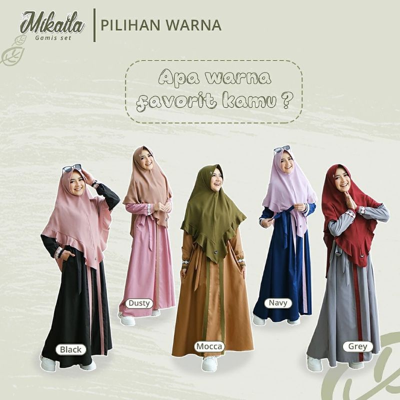 GAMIS MIKAILA SET By. ZAHRANA INDAH