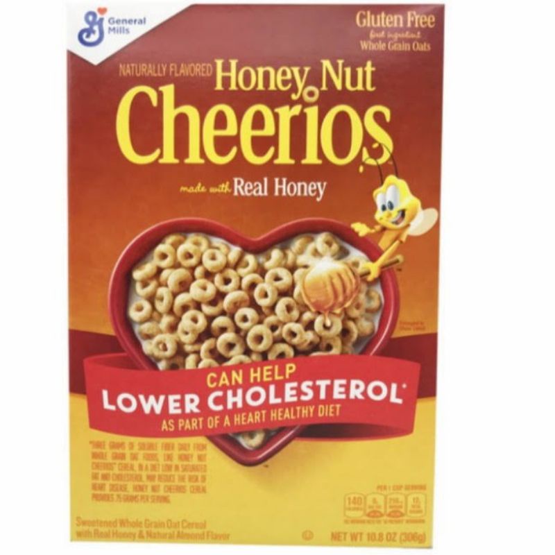 

CHERRIOS HONEY NUT CEREAL 306GR