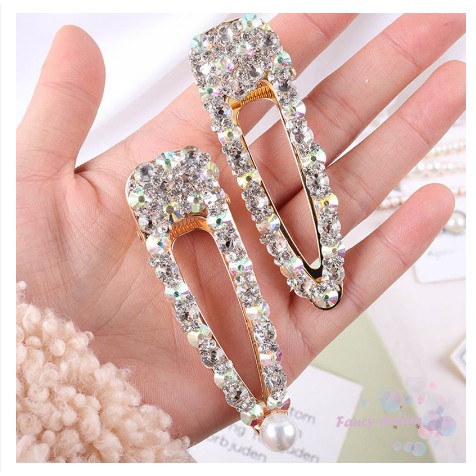 Jepit Rambut Kristal Berlian Ala Korea