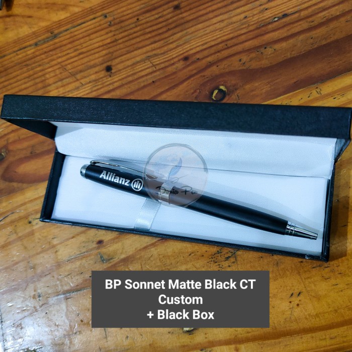 

Ballpoint Metal Custom model Parker Sonnet + Laser Grafir Pulpen Ukir nama, Pen Besi