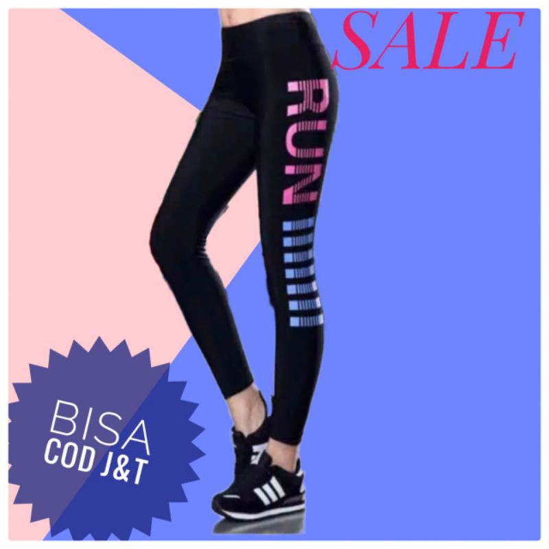 Legging Olahraga Wanita Import Jumbo