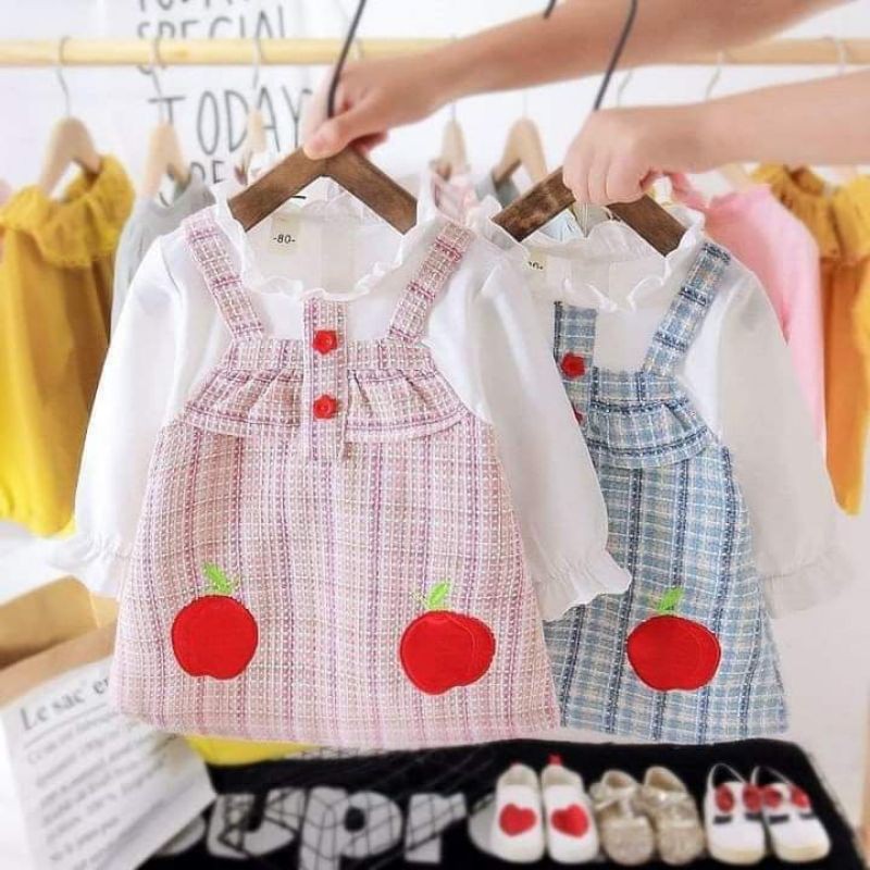 Dress Import Anak Perempuan Two Tomato