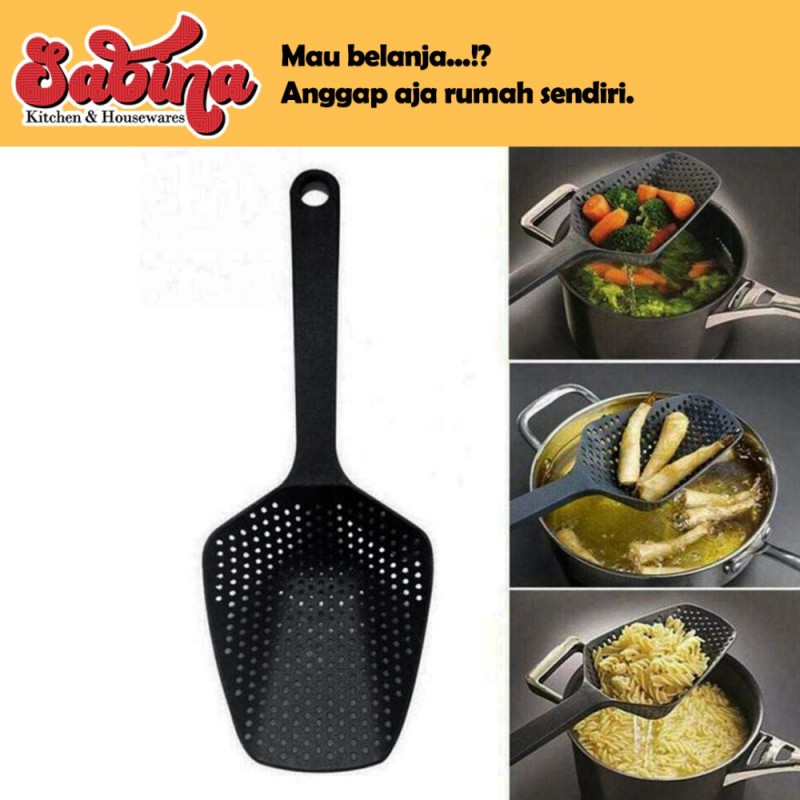 Spatula Sendok Penyaring Alat Masak Goreng Dapur Glanyomi Fry Food Mesh