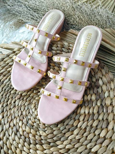 Sandal vanaya babypink sandal wanita sandal cantik sandal wanita