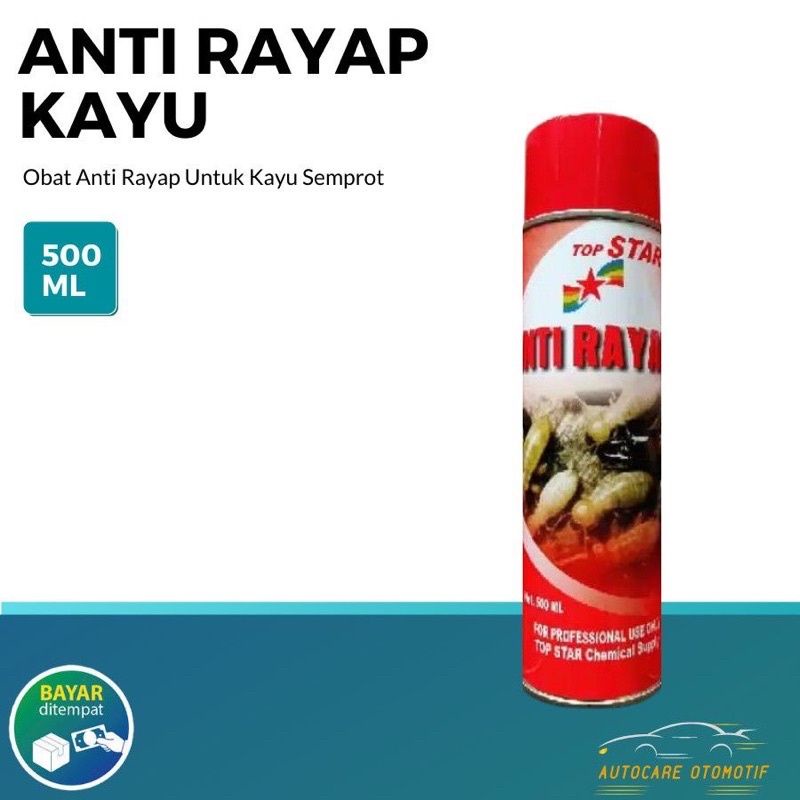 Top Star Spray Anti Rayap Kayu 500ml/Obat Pembasmi Rayap