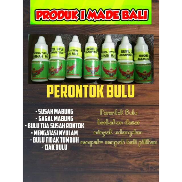 PERONTOK BULU burung