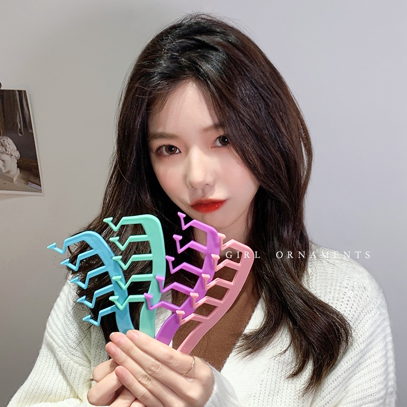 Sisir Rambut Poni Portable Gaya Korea