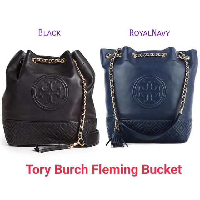 Tas Tory Burch Fleming Bucket Bag Original