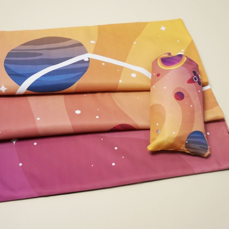 KADOKIDI Sajadah Travel Anak & Dewasa FREE NAMA & POUCH | Outerspace Series-7