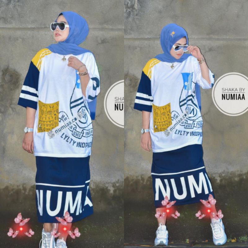 BEST SELLER...Set rok wanita SHAKA Prod by Numia ori