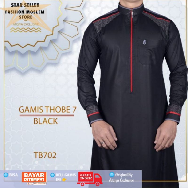 Gamis ATQIYA THOBE 7 | Gamis Mewah Harga Murah | Jubah Pria Trendy & Kekinian