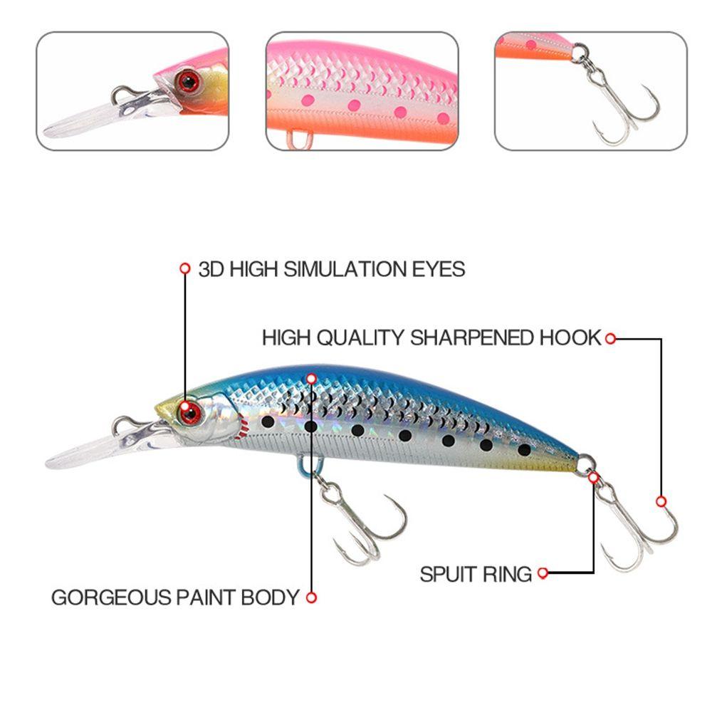 Suyo Umpan Pancing Crankbait Bentuk Ikan Kecil 16.6g 8.7cm