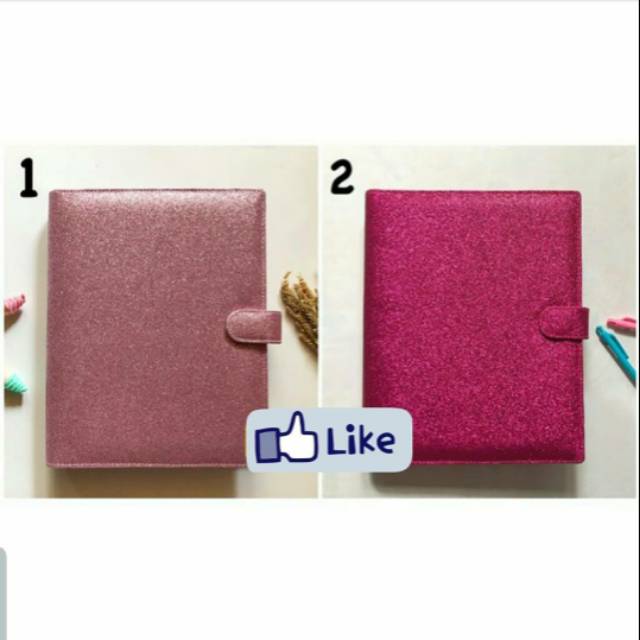 

Binder Glitter Asli A6 6ring A5 20ring B5 26ring