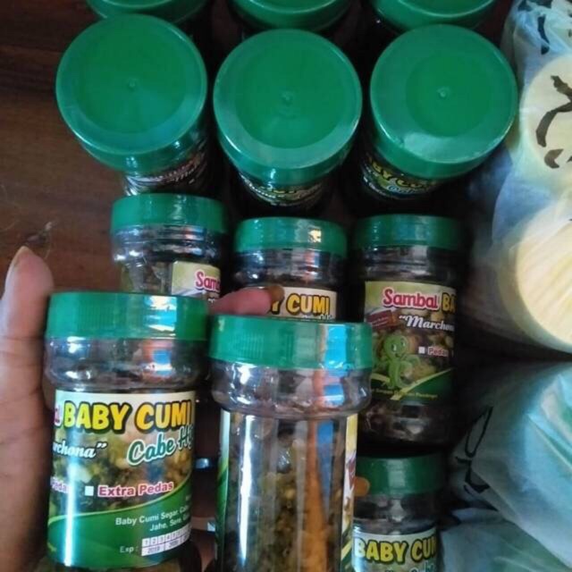 

Sambal Baby Cumi Cabe Ijo “Marconna”