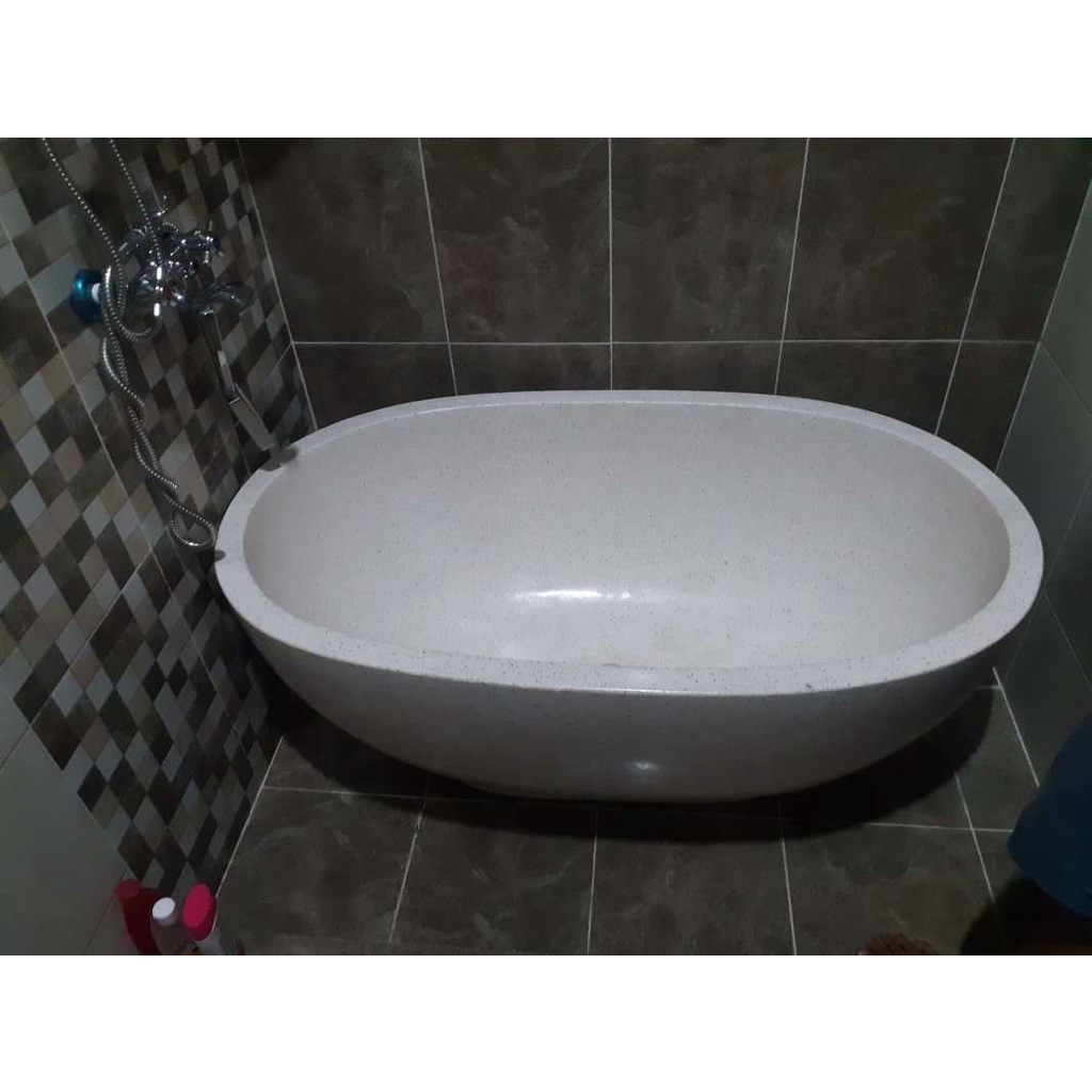 Jual Bathtub Murah Terazo Tipe Oval Shopee Indonesia