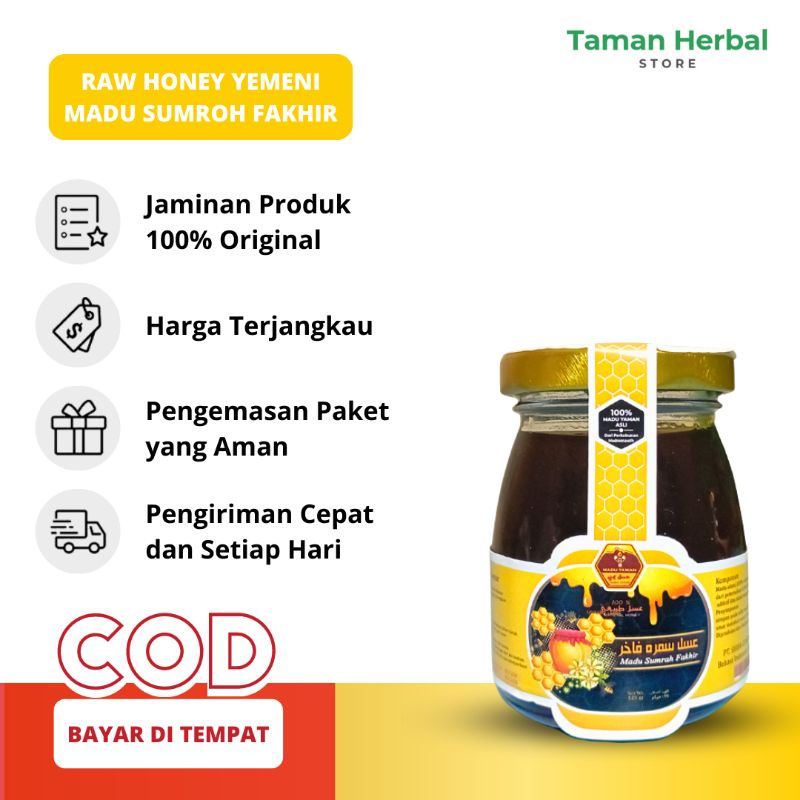 

[Kemasan Baru 125 Gram] Raw Honey Yemeni Sumroh | Madu Yaman Sumroh Sumrah Fakhir