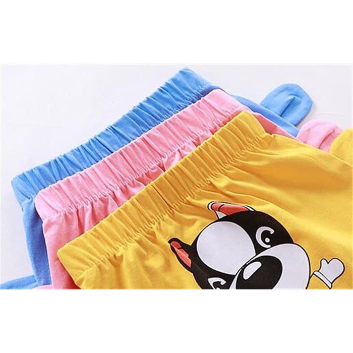 LID9096 - Celana Bayi Karakter/ Baby Character Short Pants Soft &amp; Comfortable Cotton