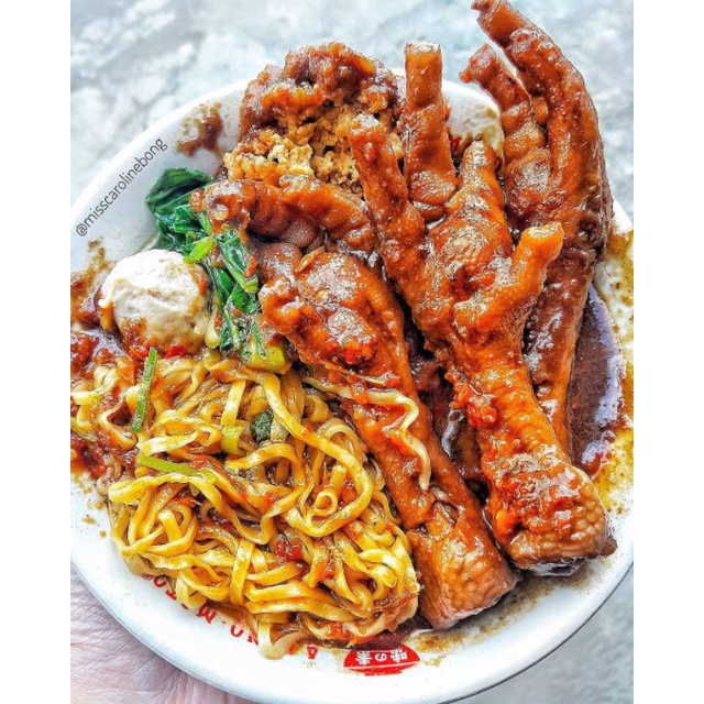 

Mie ayam ceker paket komplit mie ayam ceker