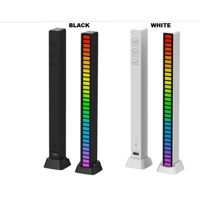 Lampu Led RGB Bar Strip Spectrum Audio Indicator Music Sound Control